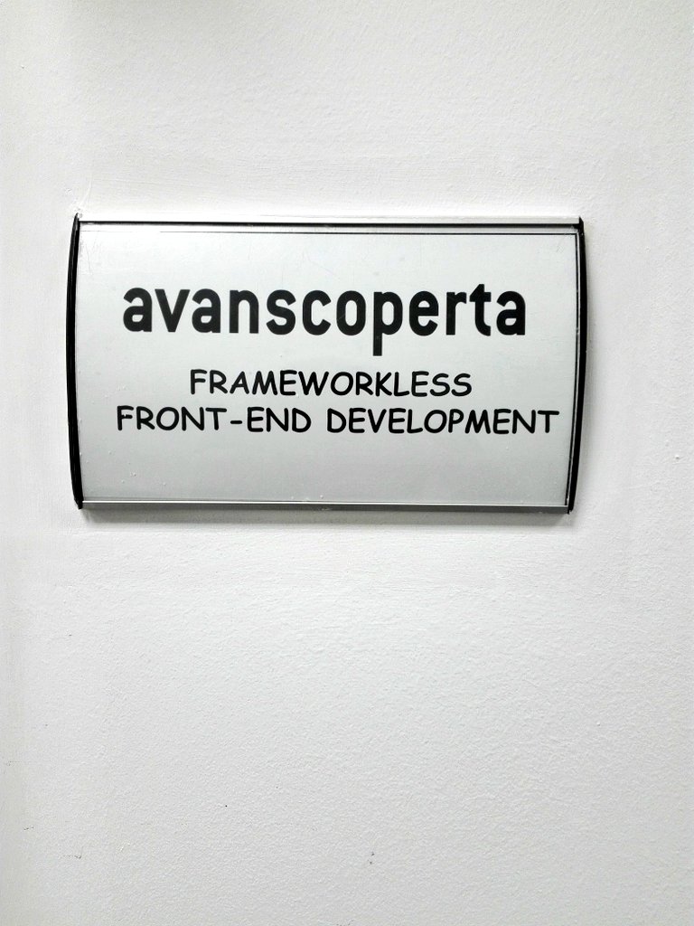 avanscoperta's tweet image. Cos&apos;è un Framework? Come sceglierlo in base al progetto da sviluppare? E come essere meno dipendente da un Framework? @TheStrazz86 ci guiderà in un viaggio alla scoperta dell&apos;approccio  #Frameworkless [28 - 29.10.19]
#wearelearners