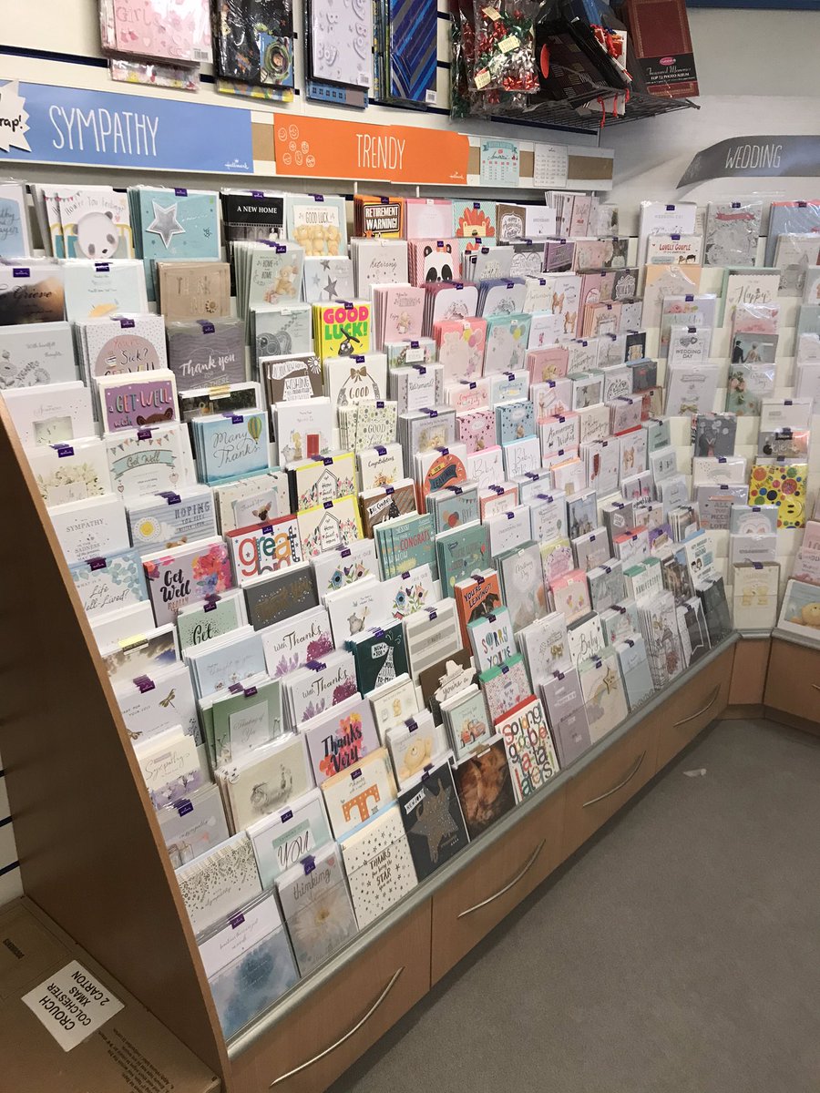 CrouchStNews's tweet photo. All our greeting cards have just been updated with the latest @Hallmark designs.. Why not pop in and see what we’ve got to offer! 😊 #supportyourlocalsmallshops #Colchester #crouchstnews https://t.co/lG6f4g0HlG