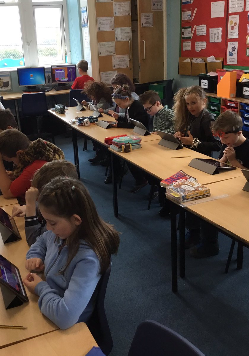 First day back and the launch of Times Tables Rockstars. Some fantastic outfits and some even better times table work. 
Reminder, we have a parents workshop at 3pm. #timestablerockstars