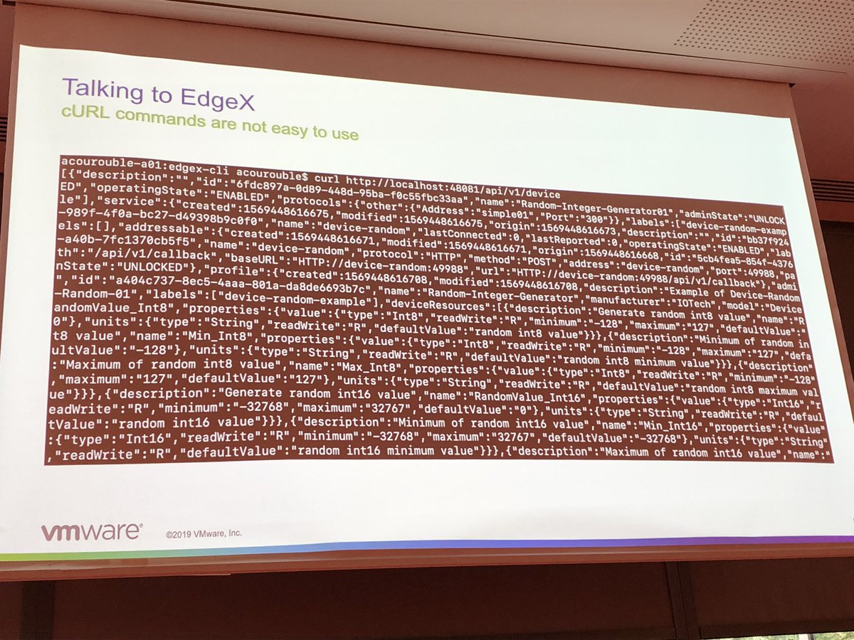 Fun/not fun. <a href="/AlexCourouble/">couralex.eth</a> says this is not a way to live.  He and Nikolay found a better way. They developed a CLI for EdgeX. #OSSummit <a href="/vmwopensource/">VMware Open Source</a>