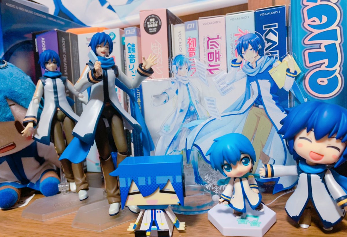 KAITO フィギュア　グッズ　セット　フィギュアまとめセット 青み〜！！！なおまだこれ以外にもねんぷちKAITO、プライズのKAITO