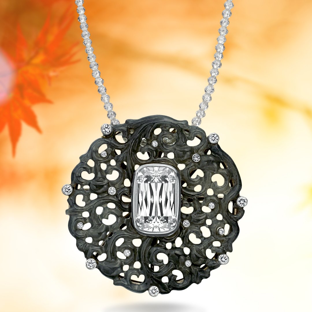 WilliamGoldberg's tweet photo. Embrace the powerful qualities of protection and independence inherent in black jade with the #ASHOKAdiamond Jade Pendant.
. . .
#ASHOKAdiamond #ASHOKAByWilliamGoldberg #ASHOKAcut #DiamondNecklace #JadeNecklace #Jade #PendantNecklace https://t.co/UStunGWwZc