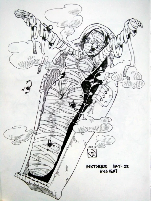 #Inktober2019 Days 23-26 ! 