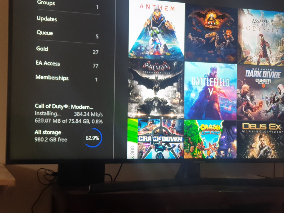 mrlee123's tweet photo. Let's reinstall Modern Warfare and see if that fixes the crashing https://t.co/rPwpLgWVuI