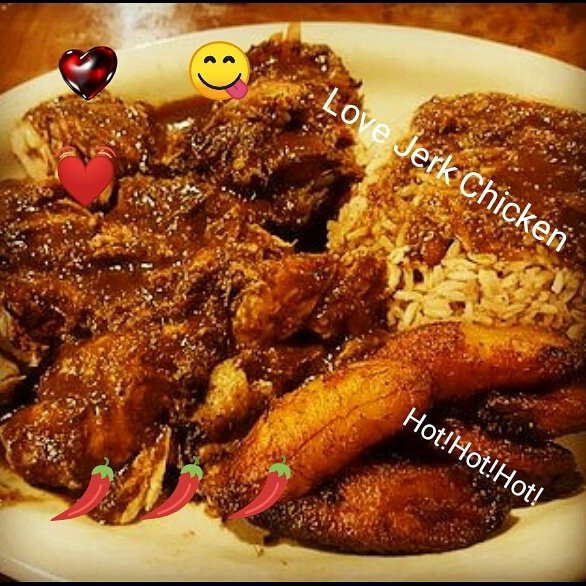 camera_food's tweet photo. Food Camera in action, jerk chicken we love it! https://t.co/WT9FebVqqw