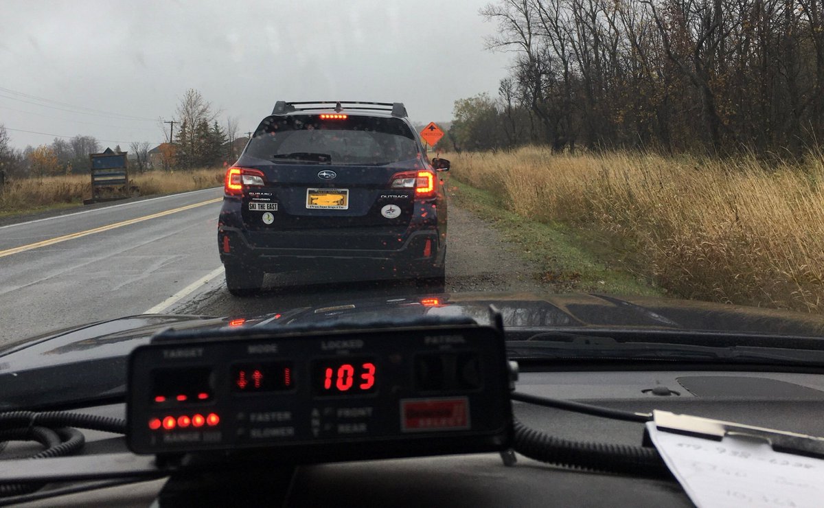 New York vehicle impounded for stunt driving in Caledon Village