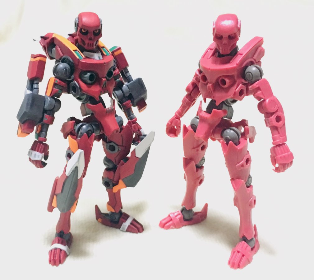 ヒデヲミ Tren Twitter ドクロ素ボディ 塗った