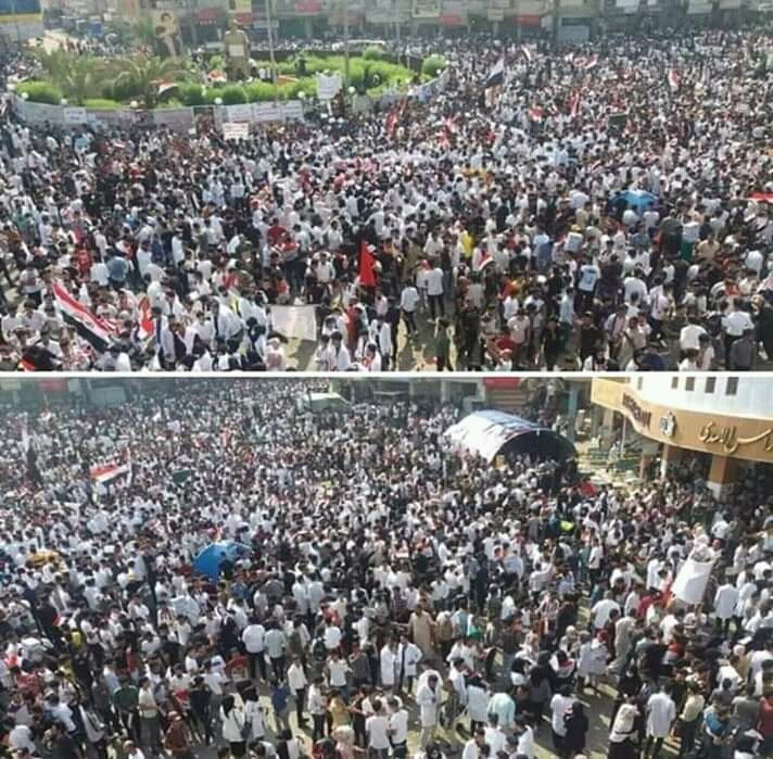 ثورة القمصان البيض قادمة للتغير
طلاب جامعات العراق يعلنون الاعتصام المدني
#العراق_ينتفض 
#نازل_اخذ_حقي