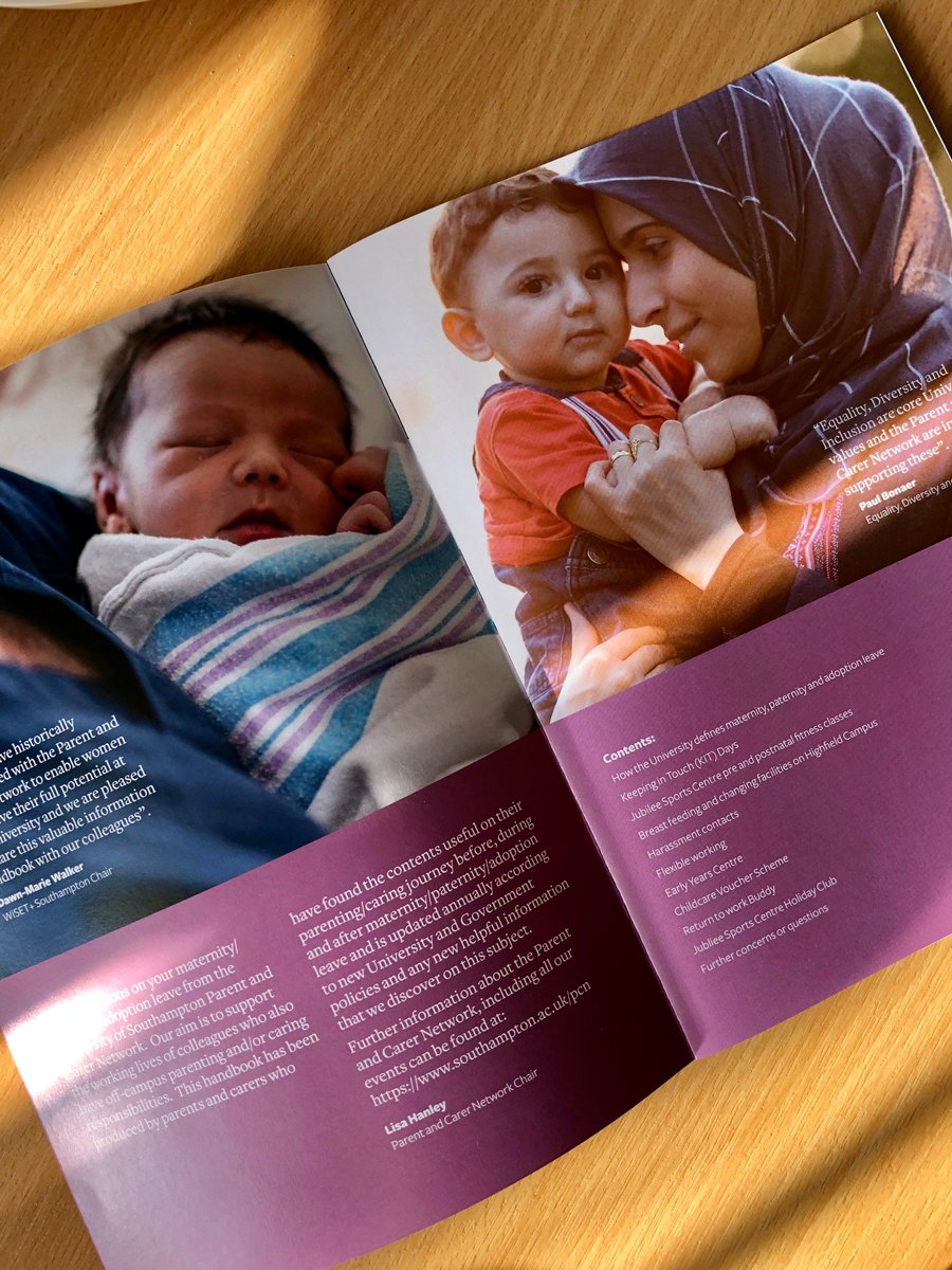 Delighted to share a preview of our new Maternity, Paternity &amp; Adoption Leave handbook. A useful info guide for the start of your parenting/caring journey <a href="/unisouthampton/">University of Southampton</a> <a href="/wisetsoton/">WiSET+</a> @andylandy <a href="/UoSLGBT/">UoS Pulse</a> @UoS_engagement  <a href="/Shieldingafar/">Sarah Fielding</a> <a href="/UoSHealthHub/">Health and Wellbeing Community Hub</a> <a href="/f_woollard/">Fiona Woollard</a> @UoSPrintCentre