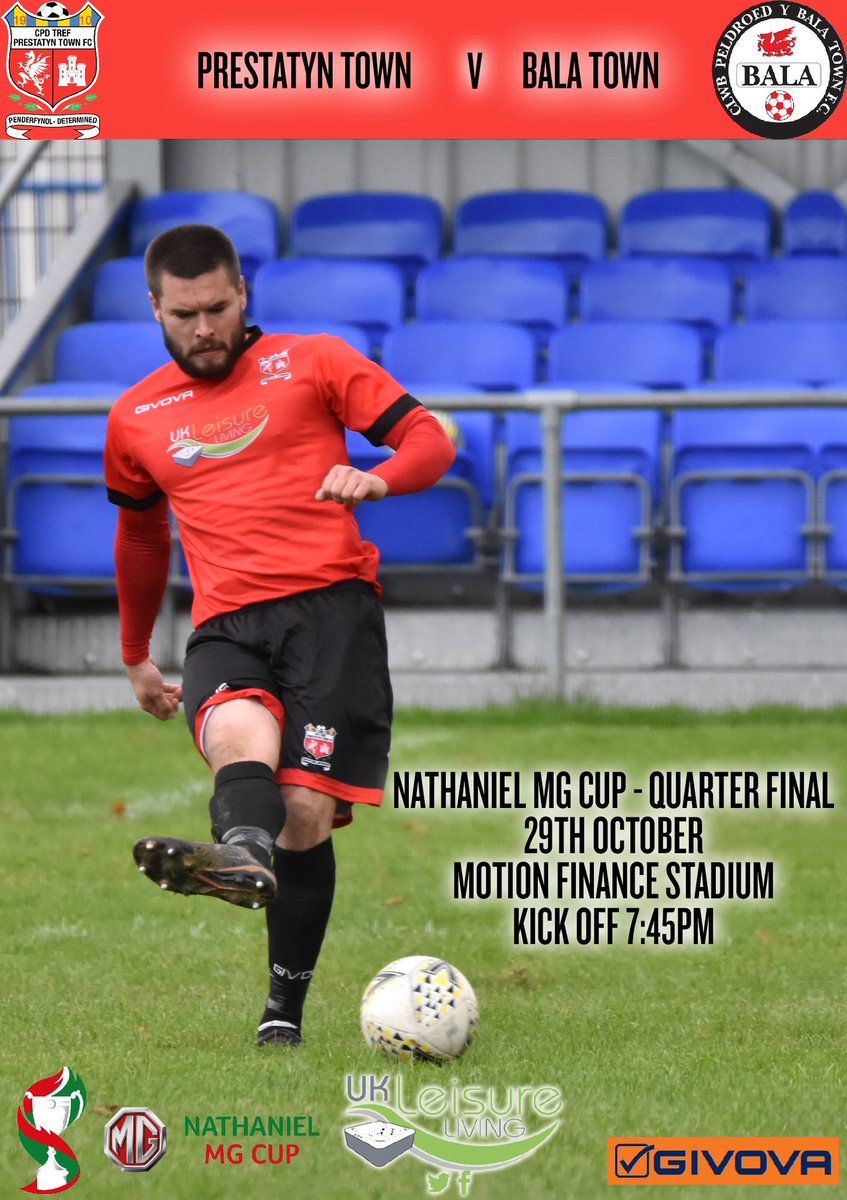 ptfcseasiders's tweet photo. Tomorrow evening we welcome @BalaTownFC to The Motion Finance Stadium for our #NathanielMGCup 1/4 final game kick off 7.45pm https://t.co/jtCjXCNlEK