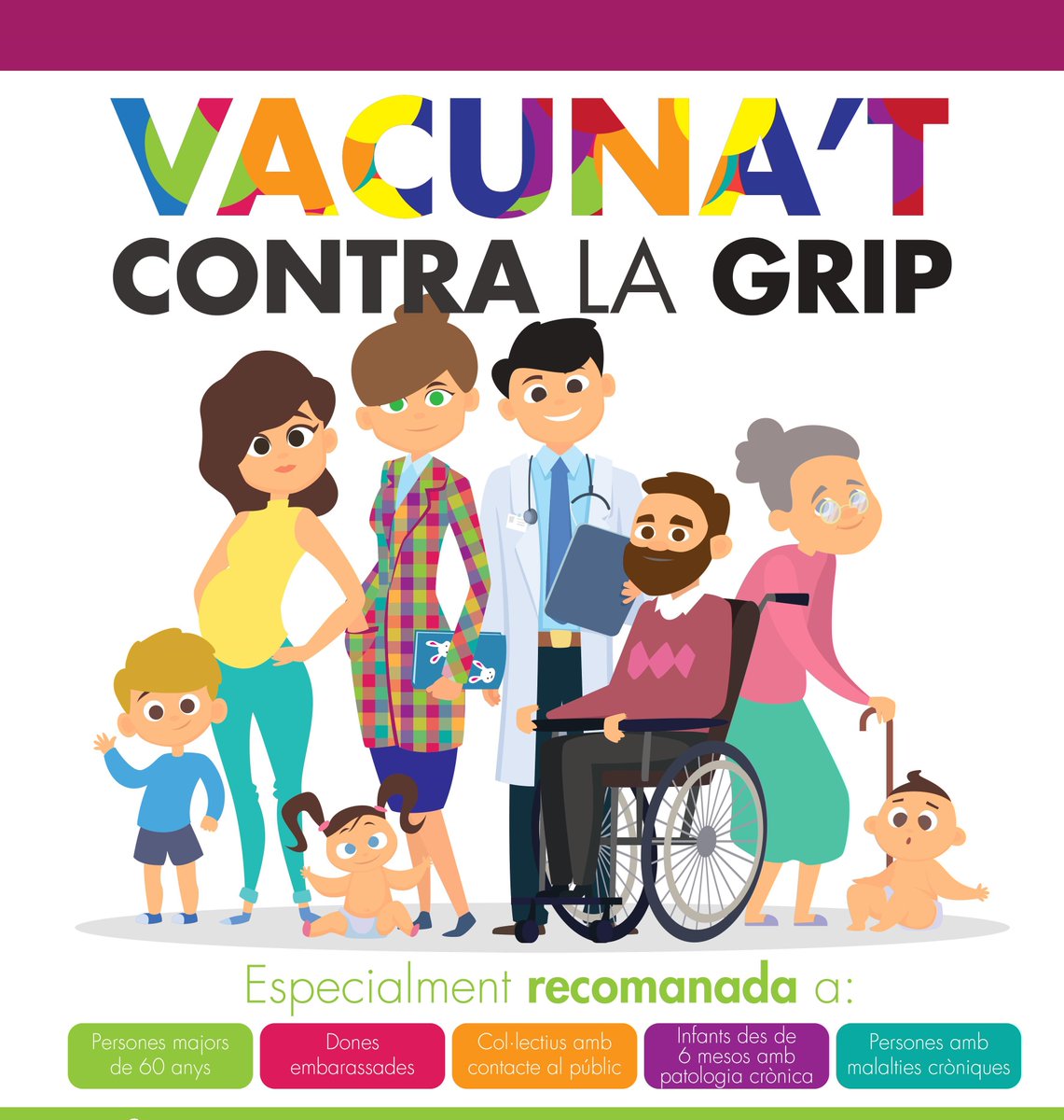 VilassardeMar's tweet photo. Avui comença la campanya de vacunació contra la #grip al Centre d'Atenció Primària Dr. Masriera de #VilassardeMar. Més informació sobre la grip a l'enllaç: 👇
https://t.co/XmZ2ZIOrPq https://t.co/eDPKx07QoU