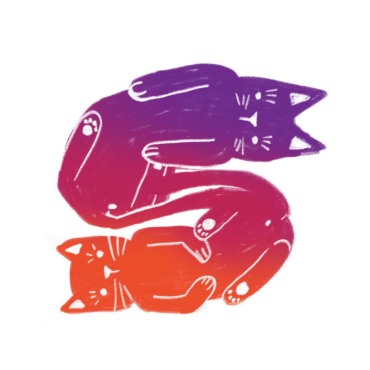 stickerride's tweet image. Japanese artist Flooflers thinks that logos of popular brands need cats. We’ve decided to experiment with her idea and created a new version of StickerRide logo.