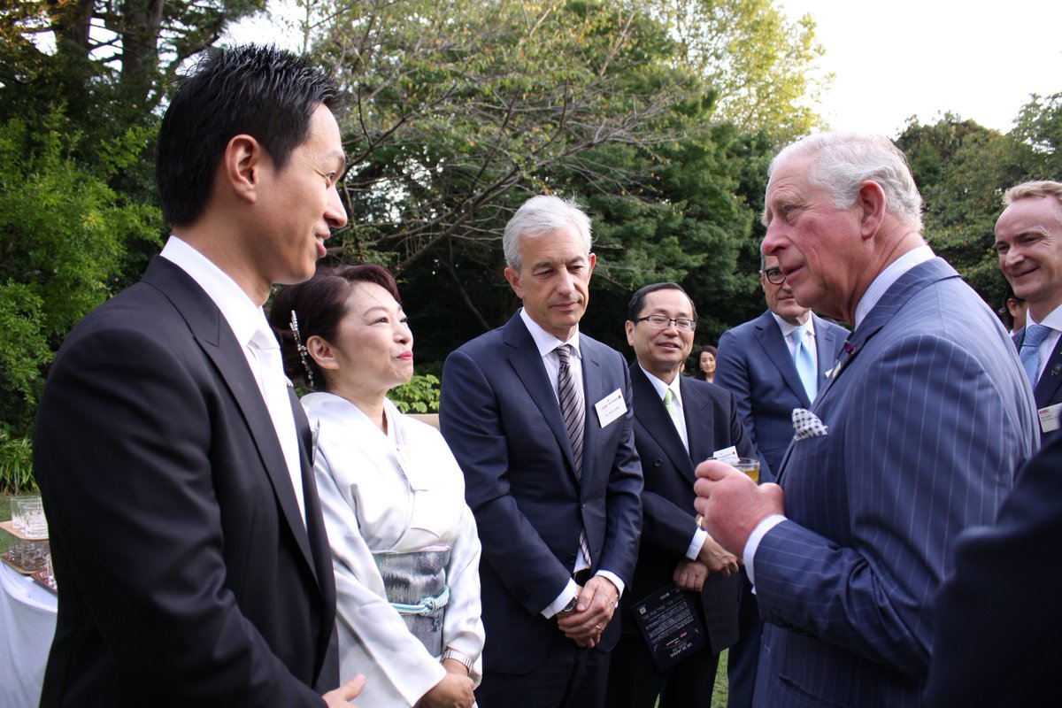 SMAP Energy CEO Yohei Kiguchi had the honour of meeting His Royal Highness Charles, The Prince of Wales, at the British Embassy gardens in Tokyo last week to discuss energy, decarbonisation and climate change. 
Photo credit: British Embassy Tokyo.