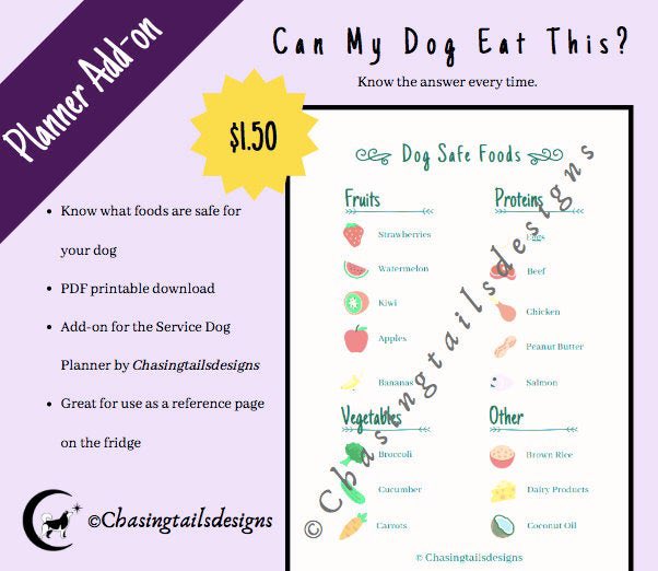 service_paws2's tweet photo. Always asking "can my dog eat this?" purchase this item from my #etsy shop: Planner Add-On | Dog Safe Foods Page | Printable PDF https://t.co/0hisHIJwr8