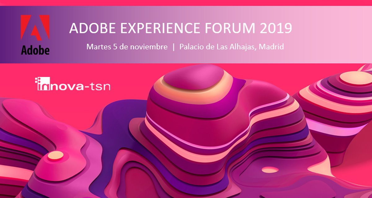 innovatsn's tweet photo. 💡 El próximo 5 de noviembre tenemos una cita con @AdobeES en #AdobeExperienceForum bajo el lema: ¡Activa tus datos y acelera tu negocio! Se presentarán varios casos de uso de la plataforma de análisis, fidelización y marketing digital de #Adobe.
🔗 https://t.co/vg8VJHgXKd https://t.co/ouMTTOPdry