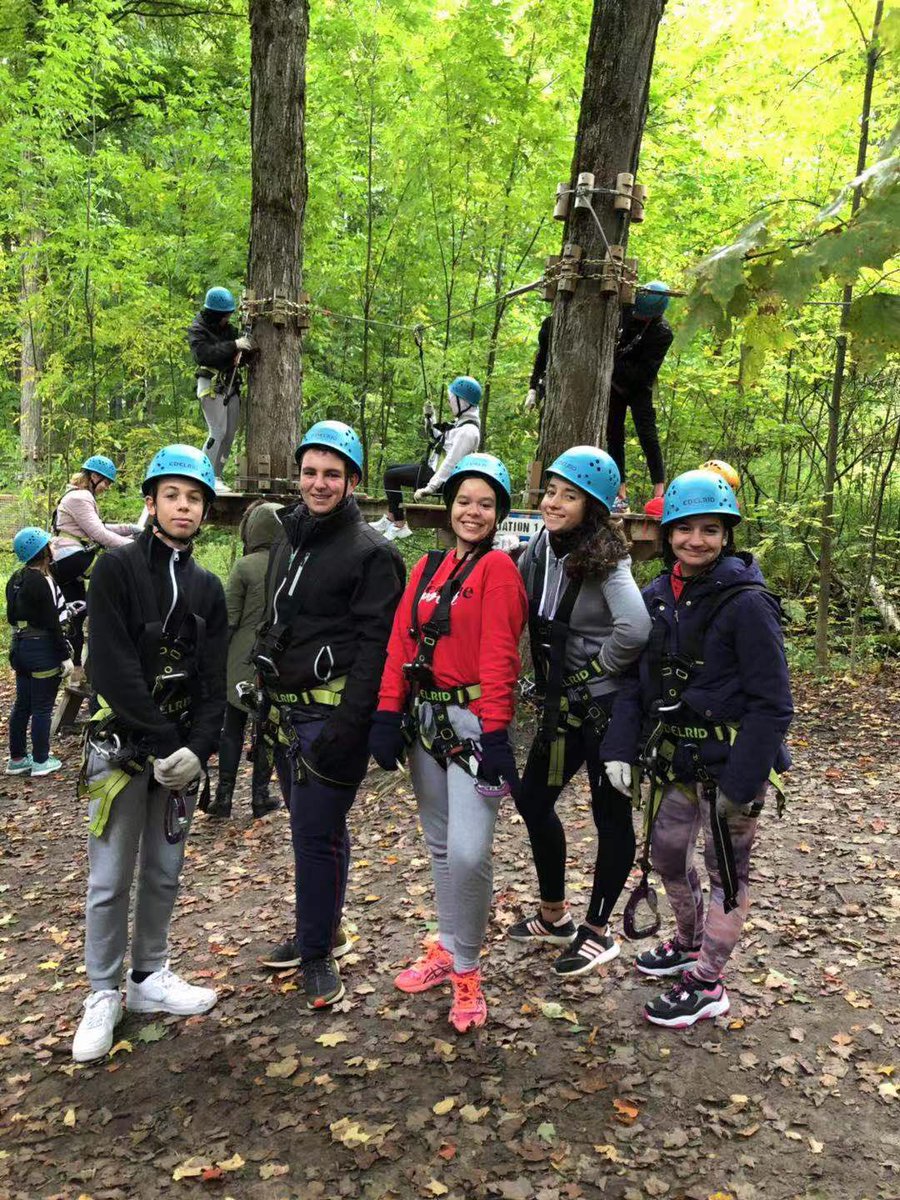 International Students <a href="/SCDSB_Schools/">Simcoe County District School Board</a>  in the trees <a href="/TreetopTrekking/">Treetop Trekking</a> enjoying all the fall colours up close in Simcoe County <a href="/simcoecountyTSC/">Tourism SimcoeCounty</a> <a href="/OASDI_AOCSI/">OASDI</a> <a href="/capsiacepi/">CAPS-I</a>