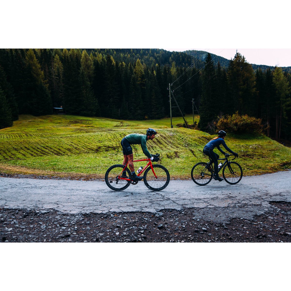 Take a deep breathe and feel free among the nature. Stop thinking about your saddle discomfort and choose the right bibs at laclassica.com