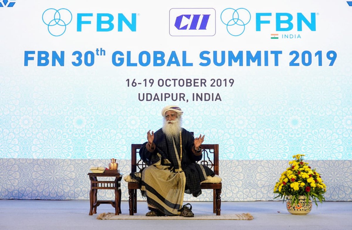 SadhguruJV's tweet photo. Capability and competence are not hereditary. It’s important that family businesses start looking at family as family and business as business. Who runs family businesses should be determined by the brains, not blood. -Sg @FBNSummit @FollowCII #FamilyBusiness https://t.co/3sOvtM1ka5