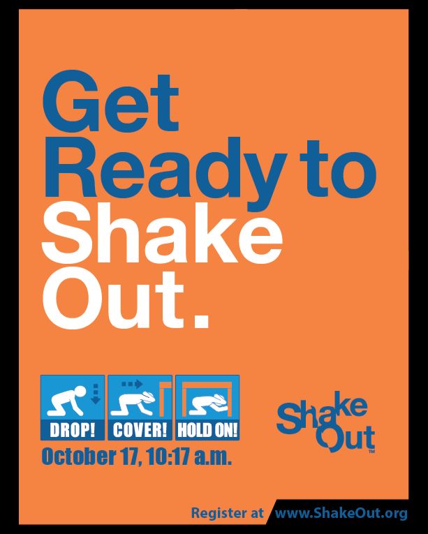 uofnevadapolice's tweet photo. University Police Services is taking part in the Great Nevada Shakeout, a statewide earthquake drill tomorrow, Thursday, Oct. 17, 2019 at 10:17 a.m. As a part of the drill, Police Services will activate emergency alert systems @NVEarthquakes #UNRPDProud https://t.co/JCzhpCc2hR