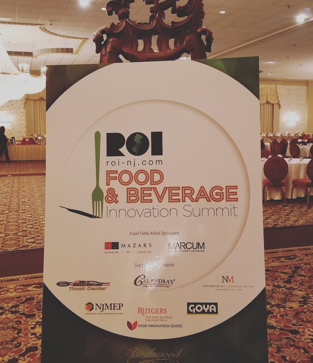 fullonflavor's tweet photo. Attending @ROINJNews Food & Beverage Innovation Summit in Whippany, NJ!
#conference #summit #event #Events #food #foodandbeverage #foodandtech #organic #sustainable #sustainability #retail #market #innovation https://t.co/nzwGuQDrnf