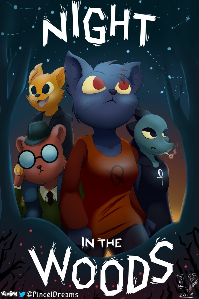 SFW Fanart - Night in the woods This is a little drawing of night in ...