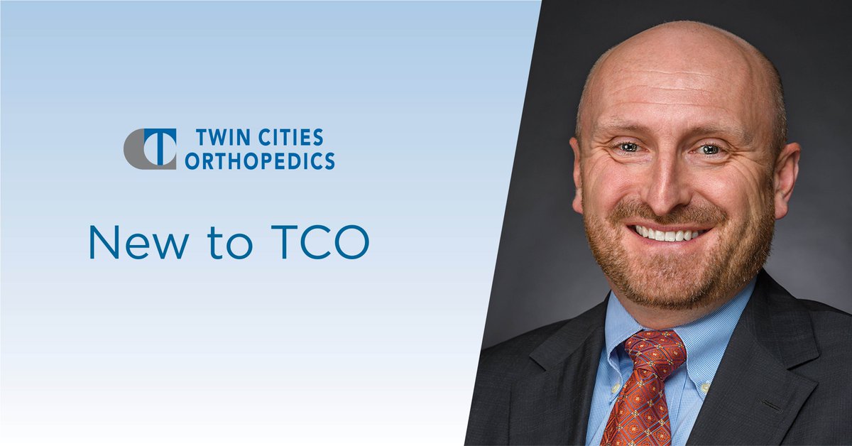 twincitiesortho's tweet photo. Excited to welcome Dr. Jonathan M. Cooper on his first day at TCO! 

A few fun facts: He’s run in 42 of the 50 states, loves to spend time on the lake, and he’s an orthopedic surgeon in a family of dentists. 

Learn more: https://t.co/yyM6IhtDHg https://t.co/fm2xjbVncd