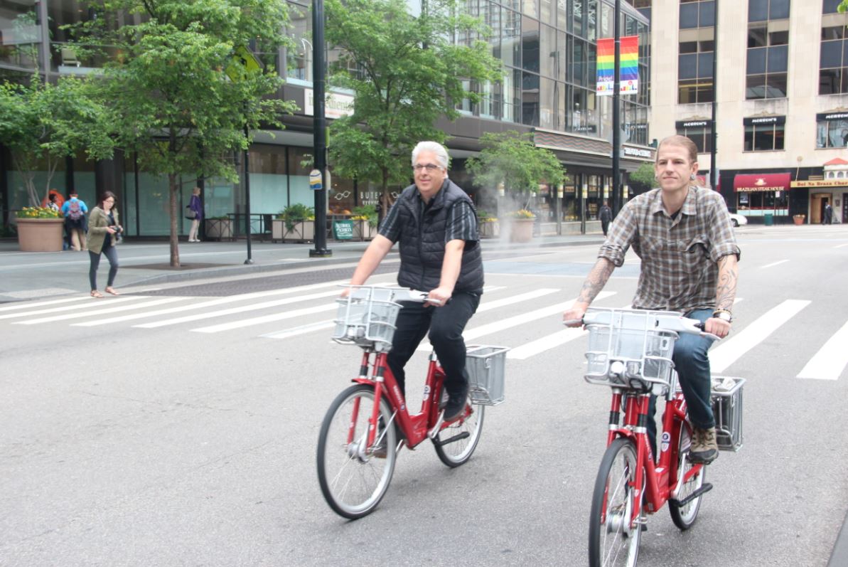 Just another great day to ride a #CincyRedBike