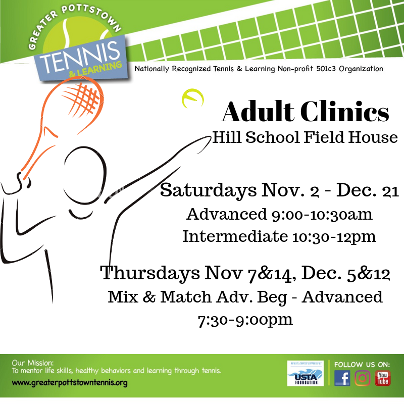 It may be getting cold but tennis isn't ending! Stay active this winter and register for a clinic. 

www5.tennisclubsoft.com/gptl/home/repo…