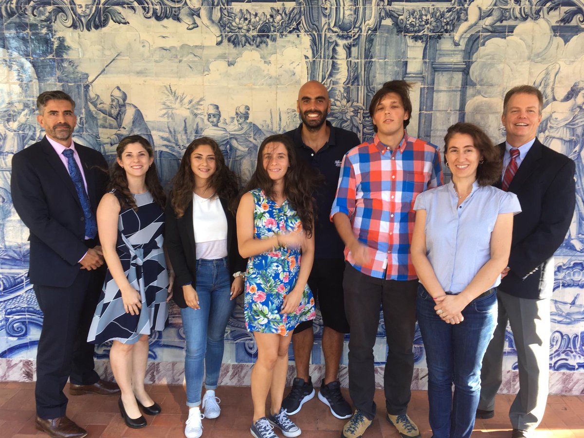 CIEEAlumni's tweet image. Three #CIEEAlumni enjoyed meeting with Public Affairs &amp;amp; State Department representatives in Portugal! We are so excited that our alumni were able to attend this meeting &amp;amp; talk about the positive impact their CIEE exchange program has had on their personal and professional lives.