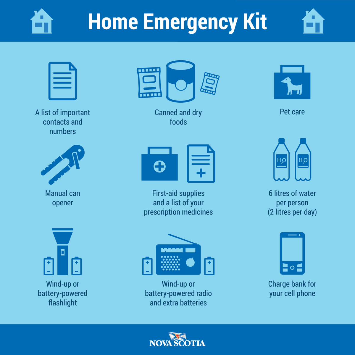NSEmergency's tweet photo. Are you ready to take care of yourself and your family for #72hours? Now is the time to plan ahead and ready your homes and properties. #NSStorm https://t.co/n59FYImU8w https://t.co/im7YuBBSxa