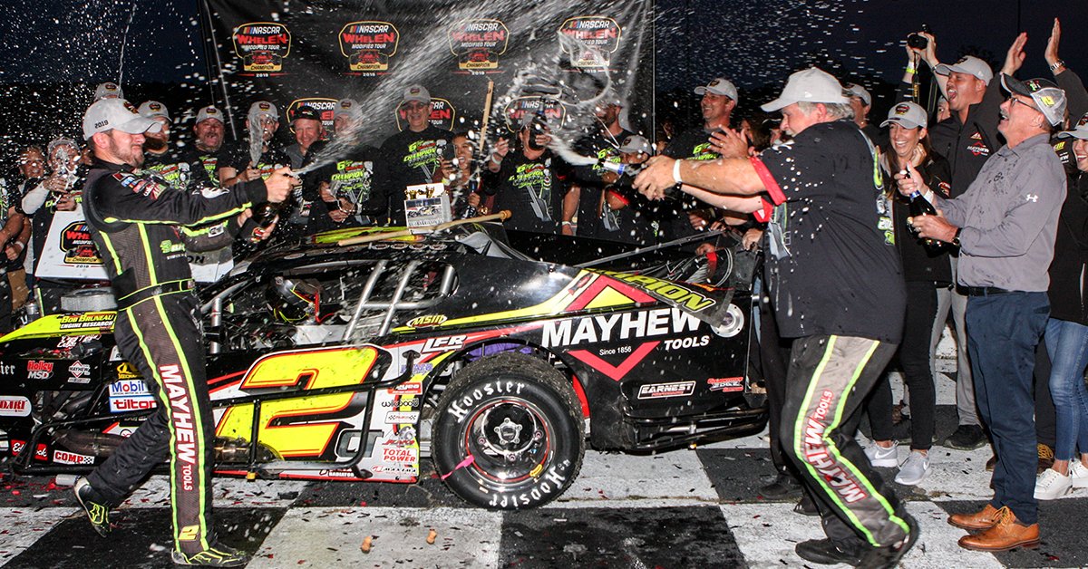 mayhewtools's tweet photo. ICYMI Doug Coby scored his 6th NASCAR Whelen Modified Tour Championship this past weekend at Thompson Speedway Motorsports Park! Congrats Doug! https://t.co/s9Bhs1u0kl https://t.co/zHEAsTNerQ