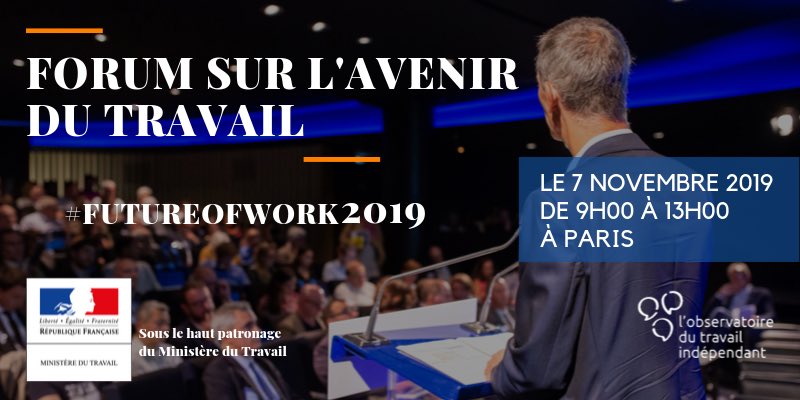 hiworkers's tweet photo. 📆 [Save the date] #FutureOfWork2018 

Forum sur l’avenir du #travail : s’engager pour l’#emploi de demain 🦄🌍♻️🌱

📍Jeudi 7 novembre 2019 à 9h (Porte de Champerret) 

👉🏻Infos et réservation https://t.co/W4TiKRbFum https://t.co/N64Iu7clrR