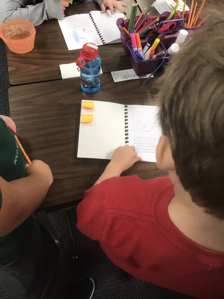 wegner_cindy's tweet photo. Celebrating our writing in 3CW by leaving positive comments for our peers after reading their Unbelievable Summer stories. We are authors! 😊🧡 @School_CC https://t.co/8GWbrIw1R5