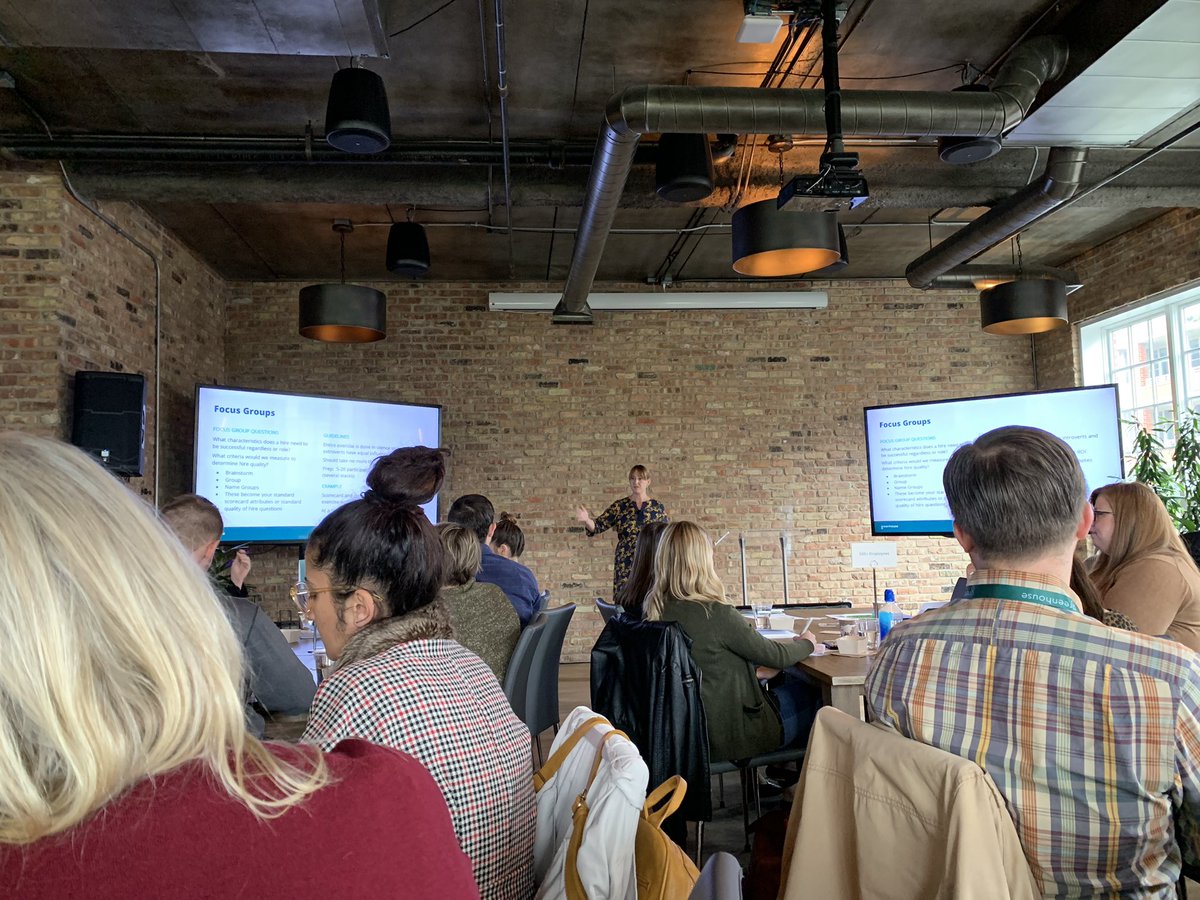 TheTalentWall's tweet photo. “Data is not a performance evaluation or a referendum on the recruiting team”, so important. @emilygransky #ghopen https://t.co/SQ91jVdd9E