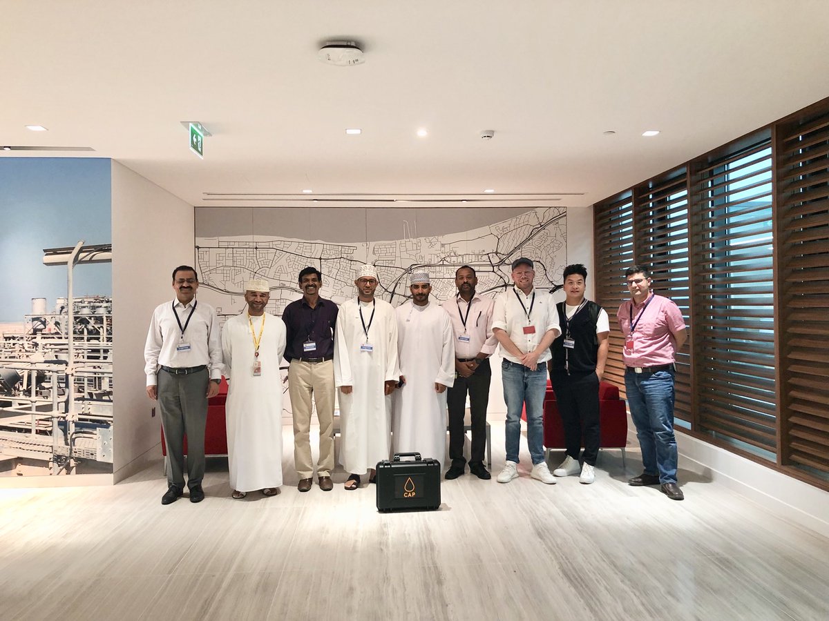 DropsOmanChapt1's tweet photo. In collaboration with @opal_oman #DROPS Oman received a representatives from CAP Netherland system developers to evaluate the state of the art VR training specialized in DROPS safety awareness. 
Thank you @Shell_Oman for hosting the meeting. 
#DROPPED_Objects_Killers https://t.co/ldbIEOFzr4
