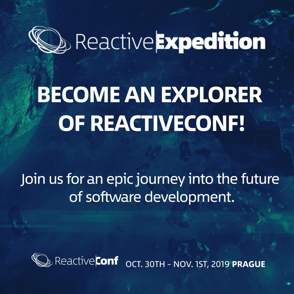 ReactiveConf's tweet photo. Help us find the right explorers! Please spread the word about our newest project ReactiveExpedition which will give an opportunity to visit ReactiveConf for one day for free to underrepresented groups in our field! ➡️ https://t.co/rA1DkRSZ21 https://t.co/BQkMZbWHLt