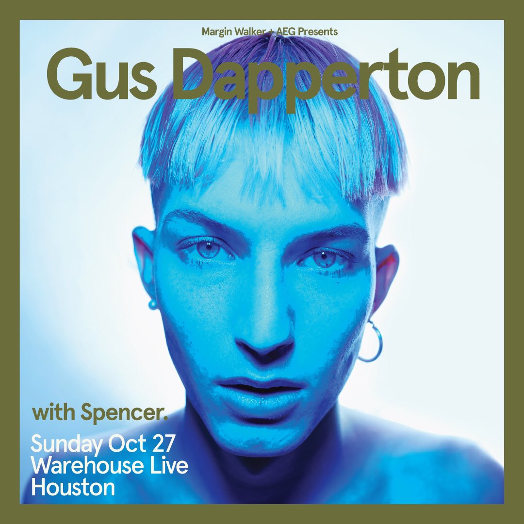 marginwalkerhou's tweet photo. ICYMI: @gusdapperton will be at @warehouselive on October 27th 👱🏼‍♂️✨

Tix here: https://t.co/7DeyXaxrt5 https://t.co/lgIAGcRfHx