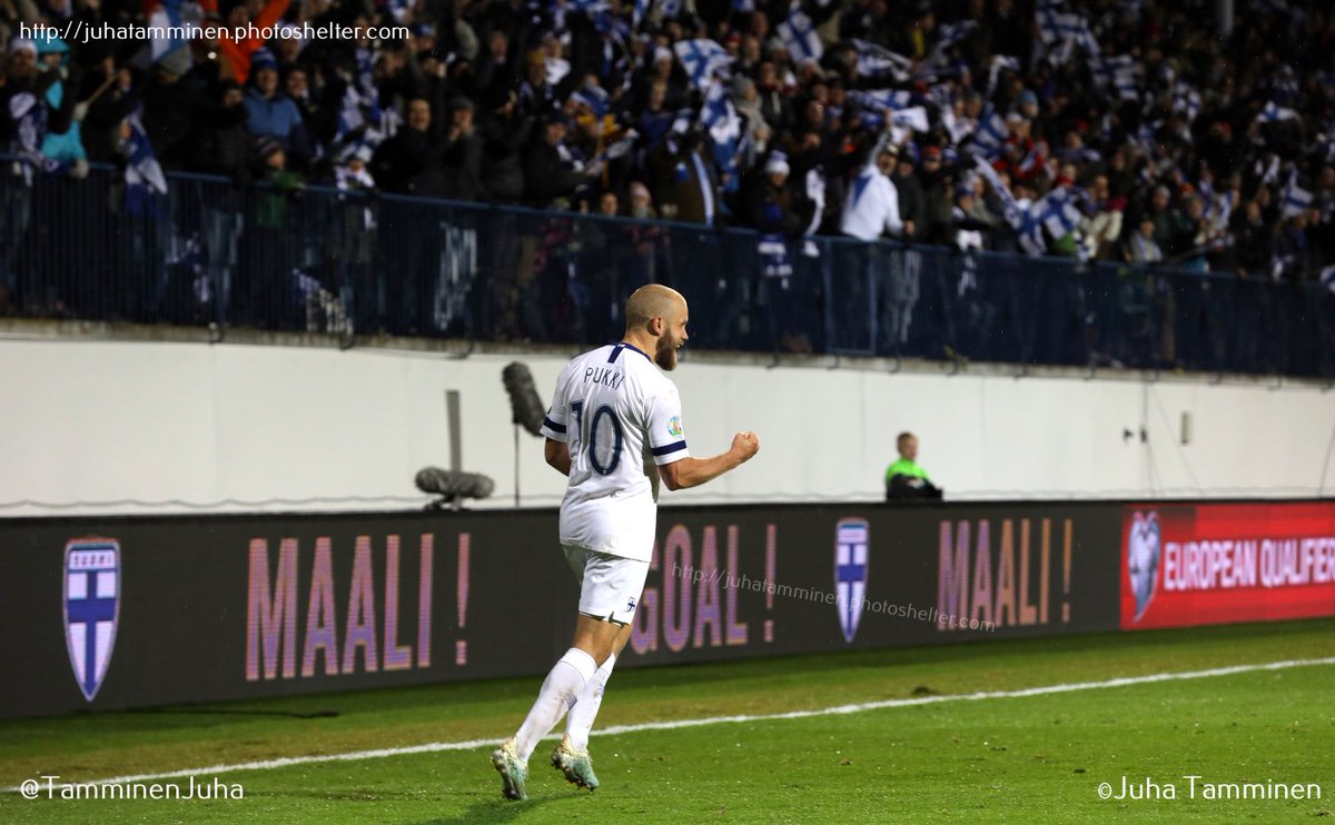 TamminenJuha's tweet photo. Teemu Pukki show #Huuhkajat #TeemuPukki #FINARM https://t.co/sbz2OeHUzL