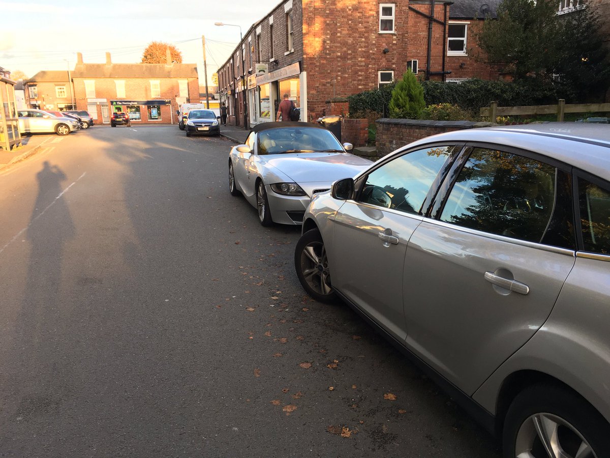 samhackett21's tweet photo. My car was hit in the centre of @RUDDINGTON_info today between 4:30-5pm. No note was left. The damage doesn’t look bad but the steering is broken and not drivable. Would appreciate any info or honesty. https://t.co/cA69KU9oGw