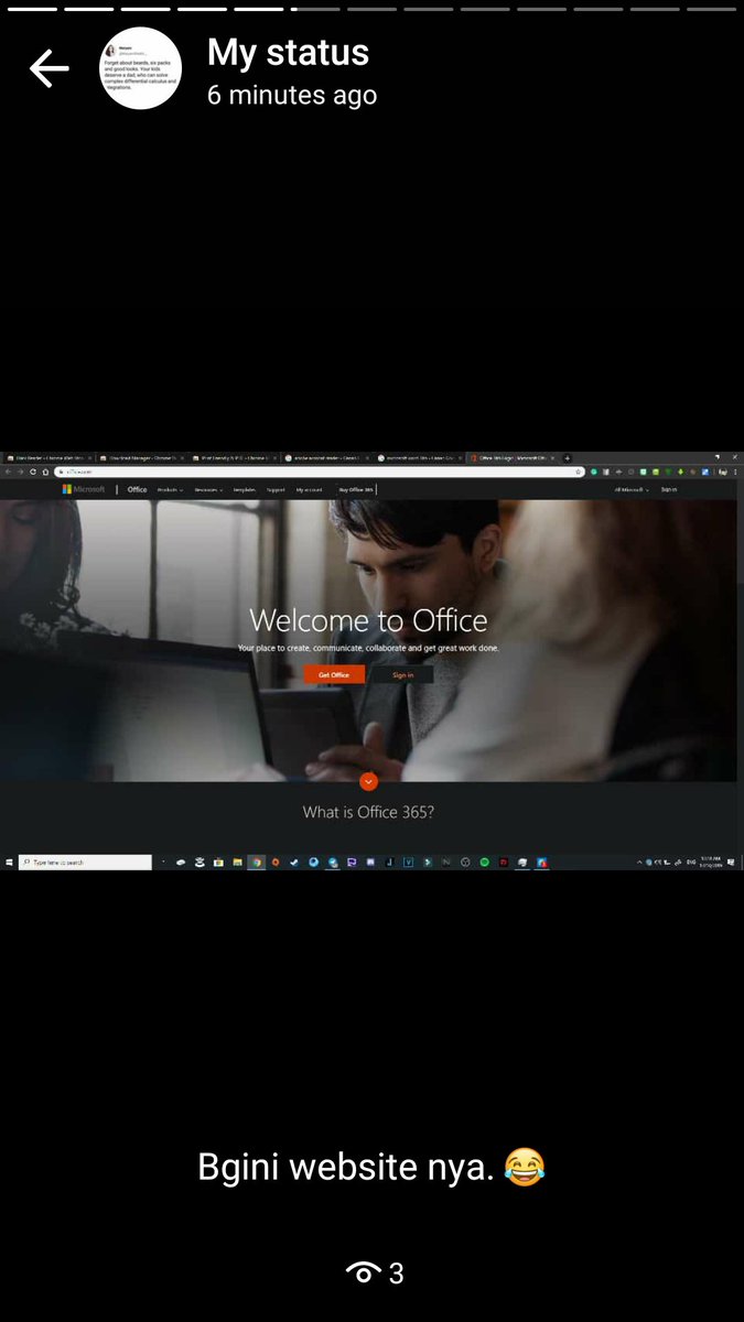 aredeep98's tweet image. Cara untuk Install Microsoft OFFICE 365. Include Words, Power Point, excel etc. untuk student. 💻