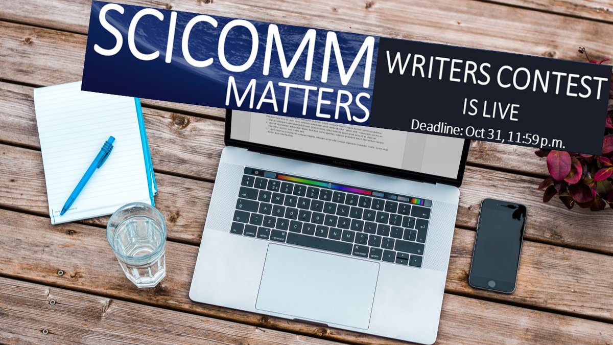 inkspireorg's tweet photo. Are you a closet writer? #SCICOMMmatters is hosting the Writers Hour for young, talented science writers!

Submit your best non-fiction or creative writing work to be featured at the event. Register at: https://t.co/pXYBq3beDb 

#scicommmatters #writerscontest #careersinfinite https://t.co/m2xjR5EQAD