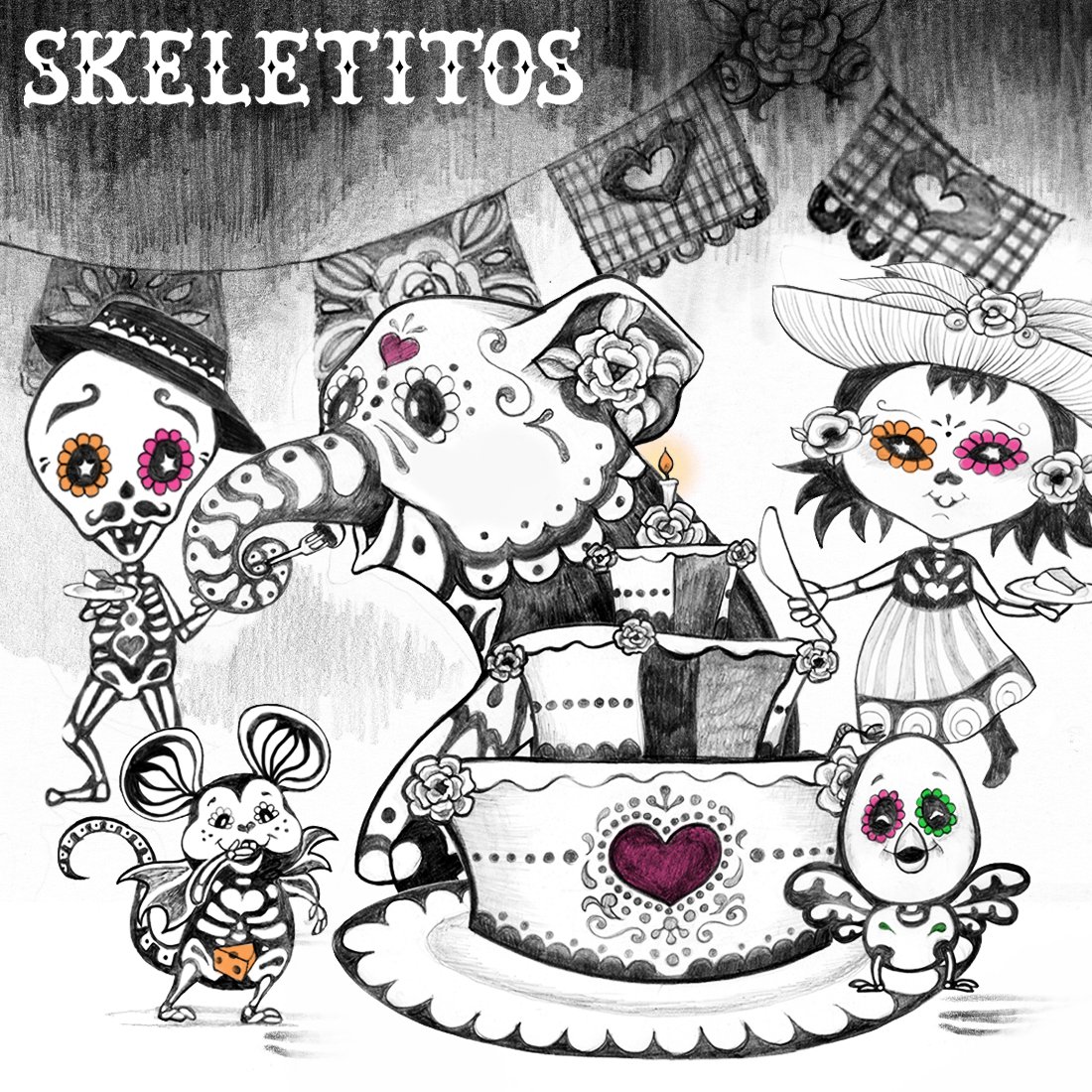 skeletitos's tweet photo. Days grow shorter, nights grow longer and #Halloween and #DíadelosMuertos are just around the corner!

Welcome in the season by entering the spooky-kooky, creepy-crawly world of #Skeletitos for a celebration where past and present meet! https://t.co/YUBCc1KVF0 
#lifeisshort https://t.co/DhEY53K9gA