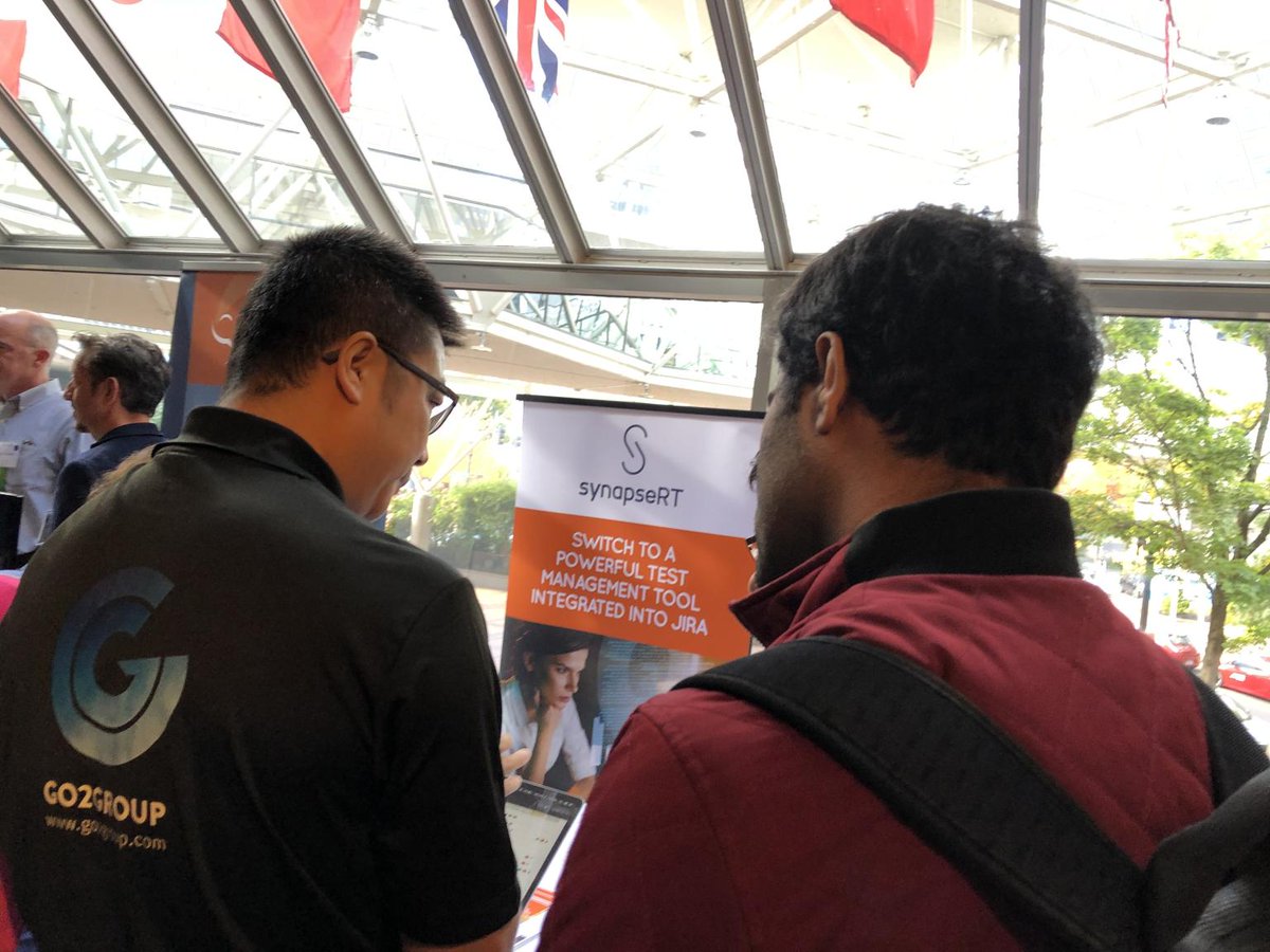 Go2Group's tweet image. We wrapped up another incredible event. Thanks to everyone who visited our #synapseRT team over the past couple of days, it was a pleasure to meet you all! #pnsqc2019 #jira #testmanagement #agiletesting
