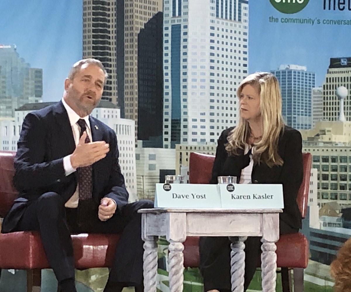 ⁦Listening to Ohio Attorney General Dave Yost ⁦⁦<a href="/cbusmetroclub/">Columbus Metropolitan Club</a>⁩ on opioid litigation. Bravo to ⁦<a href="/Yost4Ohio/">Dave Yost for Ohio</a>⁩ for standing up for the whole state to ensure a fair litigation process! This problem is complex and the local lawsuits deserve greater scrutiny.