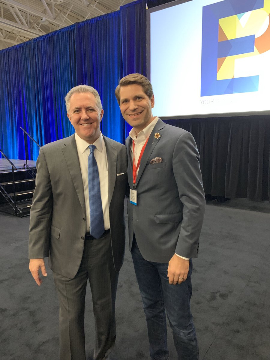 AdamSchomaker's tweet photo. Fantastic message in your keynote @DennisSnow you did not disappoint. Nice to meet you and have a quick conversation on the topic. #connectwithib https://t.co/JEFXgCUbLj