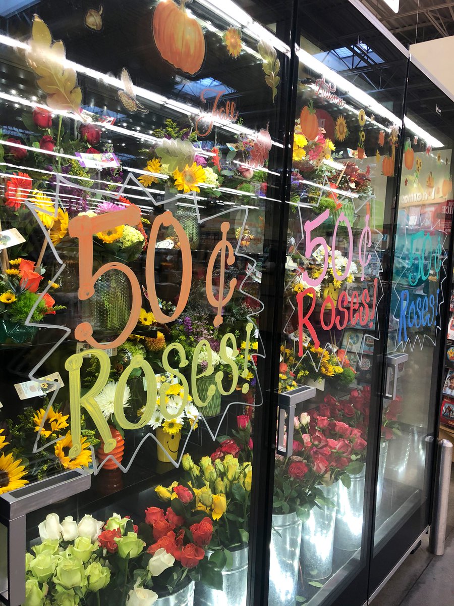 NorthDodgeHyVee's tweet photo. Roses for 50 CENTS! Make someone’s day for just 50 CENTS! Visit our floral department today. https://t.co/PFOcibCo0Q