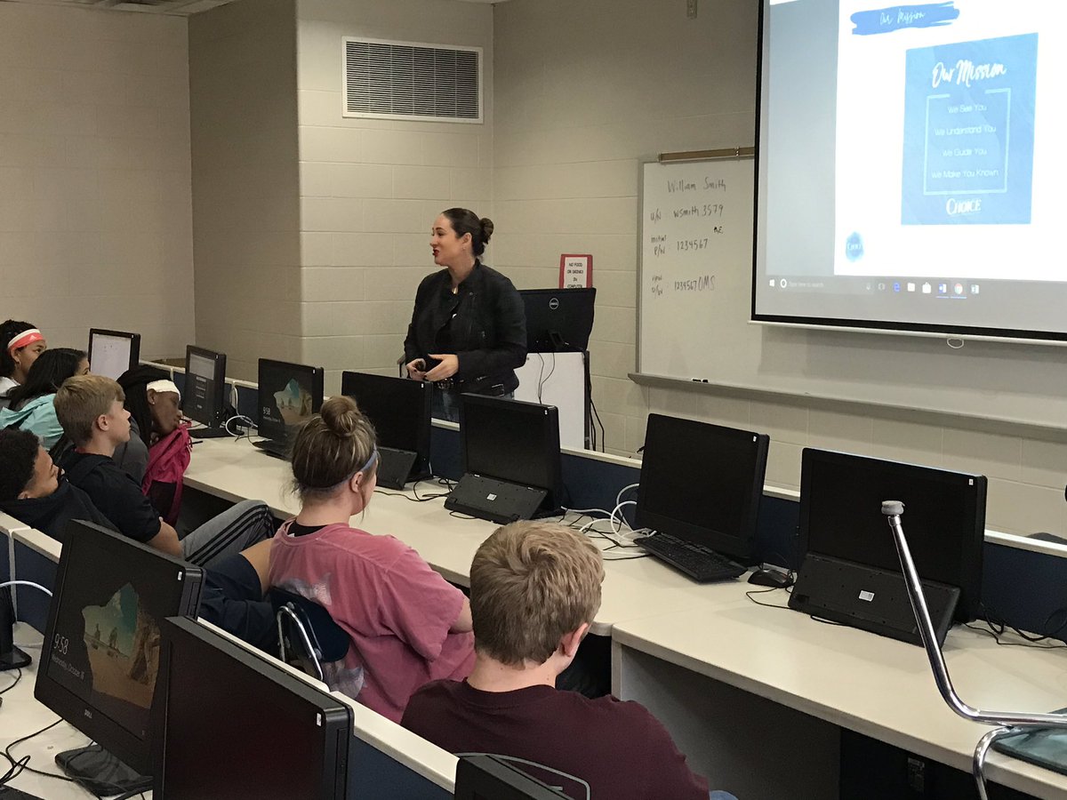 BIG Oakland Middle School THANK YOU to Heather Adams of <a href="/ChoicePublicity/">Choice Media</a> for coming in and speaking to Career Explorations about Public Relations Media and Marketing! We appreciate you! <a href="/OMS_Chargers/">Oakland Middle School</a> #stayready