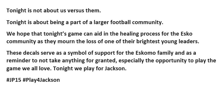 CIrangerFB's tweet photo. #JP15 #Play4Jackson https://t.co/fc2iMt1fiD