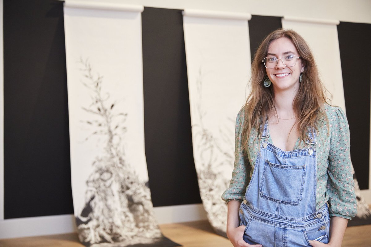LULGalleries's tweet photo. And the winner is...
We are delighted to announce that the #FUAM2019 graduate art prize winner is Katie Bennett-Rice with her work 'Holdfast'.
Katie is also our People's Choice winner!
A big congratulations to all the finalists, Alex Oliver, Eloise Burrows and Bella Marr. https://t.co/jmgsgAvOjM