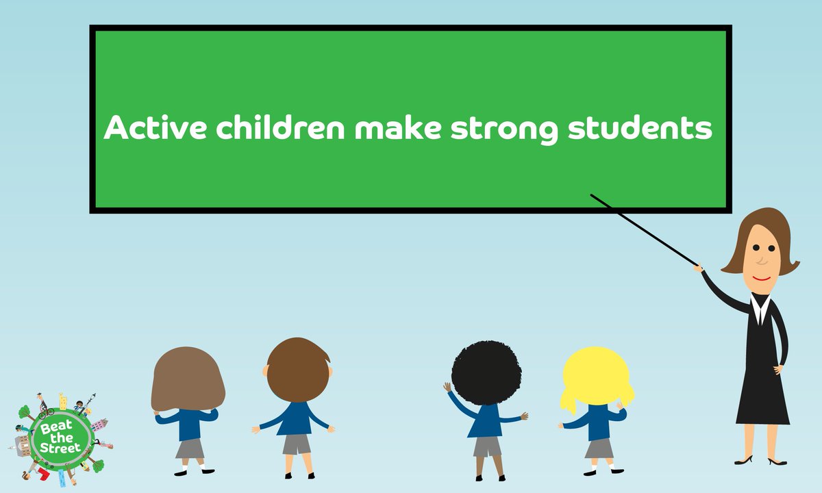 An active school can lead to improved behaviour and results. Even just 30 minutes of activity can result in 33% better scores! #movementislife #beatthestreet